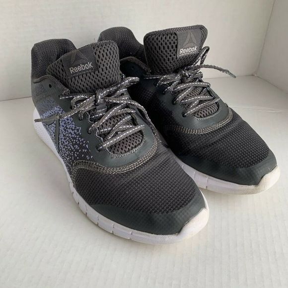 Reebok Mens Instalite Running Shoes Gray Sz 10 - Picture 2 of 6